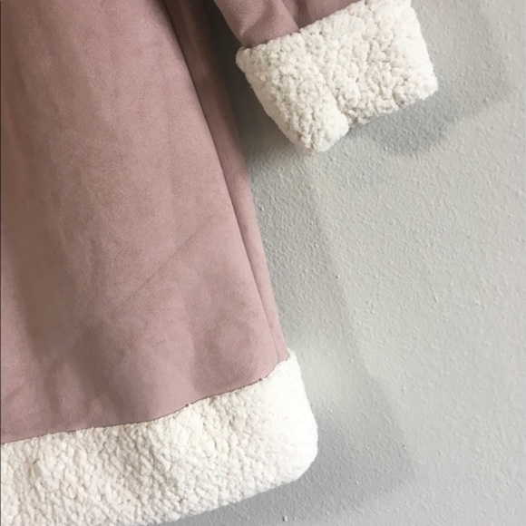 NWT Teddy Coat Sherpa Peacoat Trench Fleece Winter - Picture 7 of 7